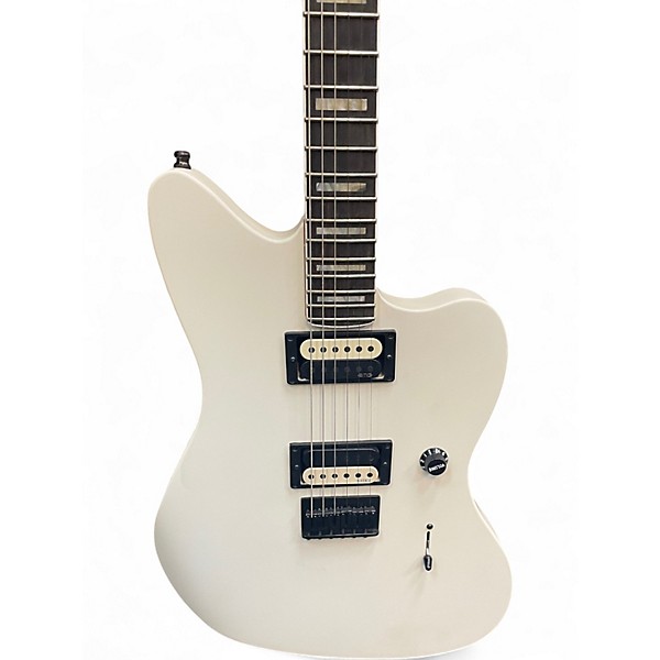 Used Fender Jim Root Signature Jazzmaster White Solid Body Electric Guitar