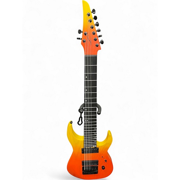 Used Legator Ninja N8EP Yellow Red Solid Body Electric Guitar