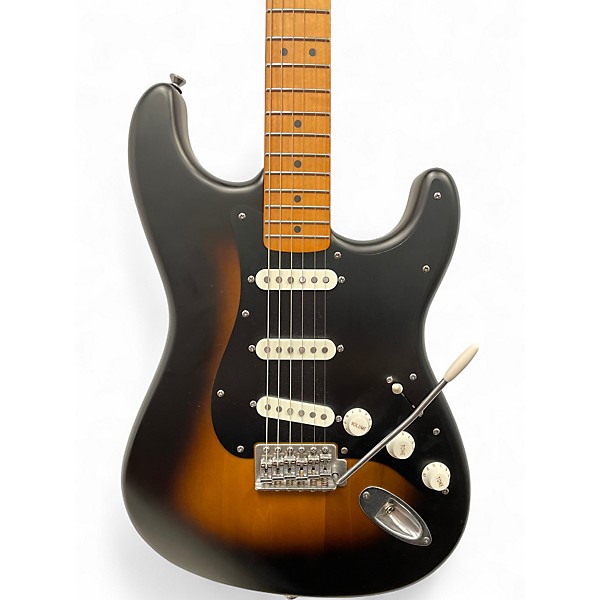Used Squier 40TH ANNIVERSARY STRATOCASTER Tobacco Sunburst Solid Body Electric Guitar
