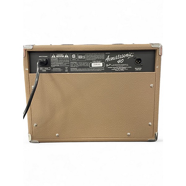 Used Fender Acoustasonic 40W Guitar Combo Amp