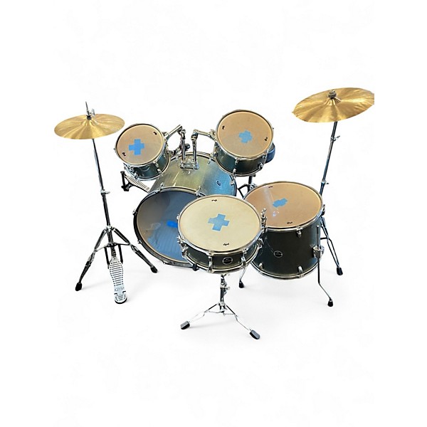 Used PDP by DW 5 Piece ENCORE KIT BLUE SPARKLE Drum Kit