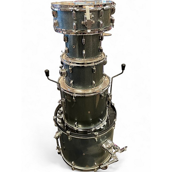 Used PDP by DW 5 Piece ENCORE KIT BLUE SPARKLE Drum Kit
