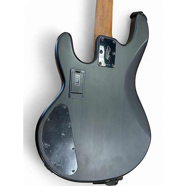 Used Sterling by Music Man Ray34 Trans Black Satin Electric Bass Guitar