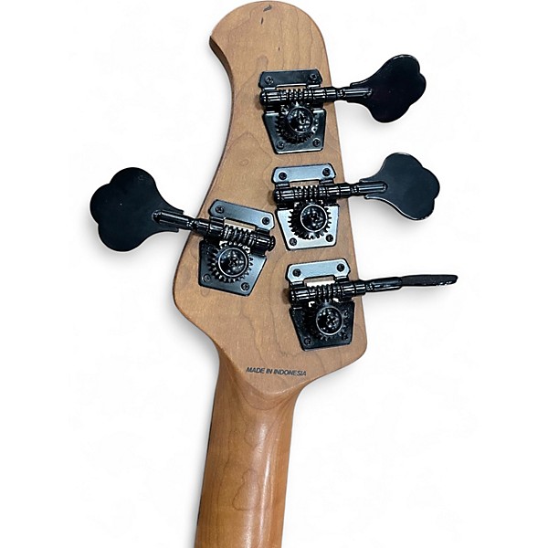 Used Sterling by Music Man Ray34 Trans Black Satin Electric Bass Guitar