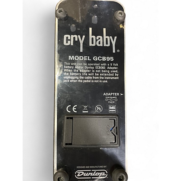 Used Dunlop GCB95 Original Crybaby Wah Effect Pedal