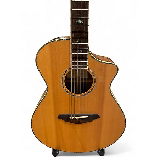 Used Breedlove AC25/SR PLUS Natural Acoustic Electric Guitar