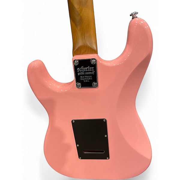 Used Schecter Guitar Research Nick Johnston Traditional HSS Pink Solid Body Electric Guitar