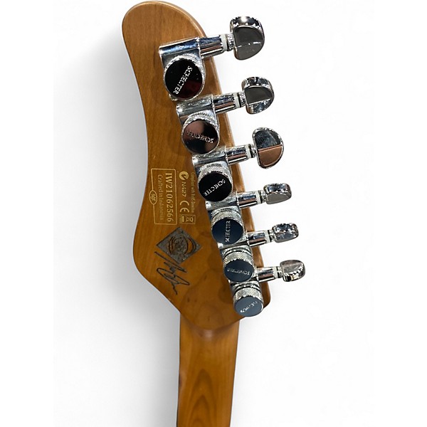 Used Schecter Guitar Research Nick Johnston Traditional HSS Pink Solid Body Electric Guitar