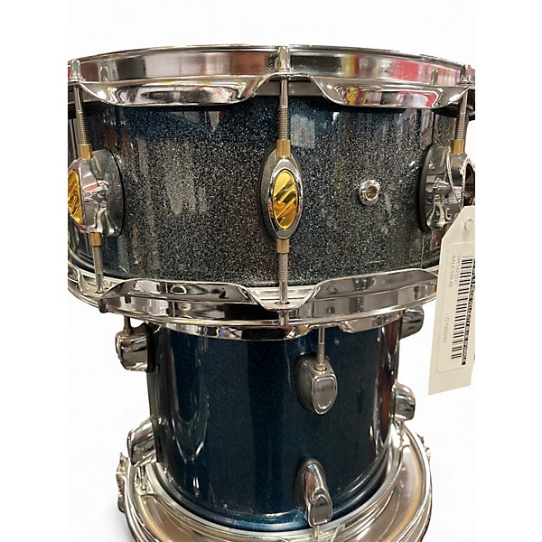 Used SPL 5 Piece VELOCITY BLUE SPARKLE Drum Kit