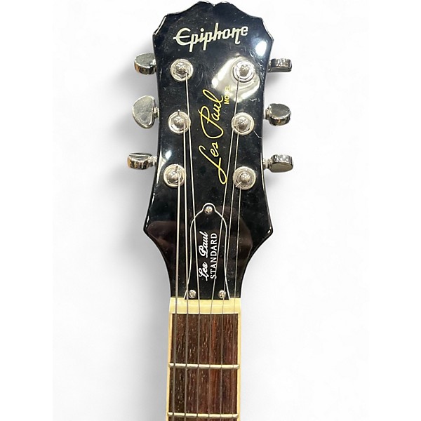 Used Epiphone Les Paul Standard Black Solid Body Electric Guitar