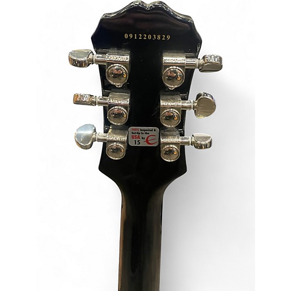 Used Epiphone Les Paul Standard Black Solid Body Electric Guitar