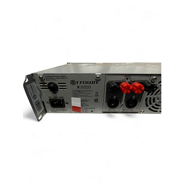 Used Crown X3000 Stereo 2x750W Power Amp