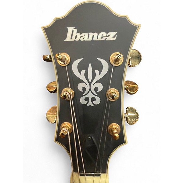Used Ibanez AF75G Black Hollow Body Electric Guitar