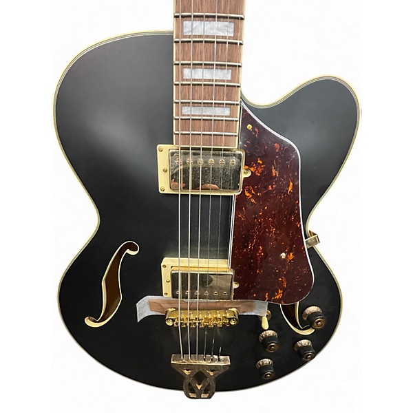 Used Ibanez AF75G Black Hollow Body Electric Guitar