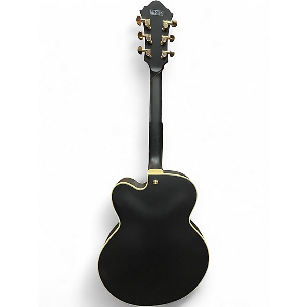 Used Ibanez AF75G Black Hollow Body Electric Guitar