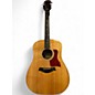 Used 2011 Taylor 210G Natural Acoustic Guitar thumbnail