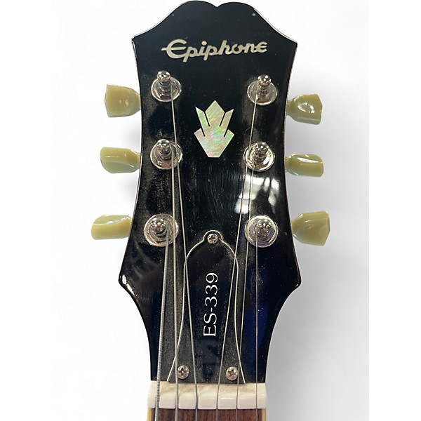 Used Epiphone ES339 Burgundy Hollow Body Electric Guitar