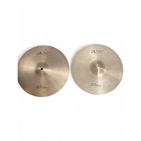 Used Zildjian 14in Armand Series Hi Hat Pair Cymbal
