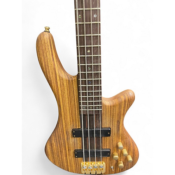 Used Schecter Guitar Research DIAMOND SERIES EXOTIC Natural Electric Bass Guitar