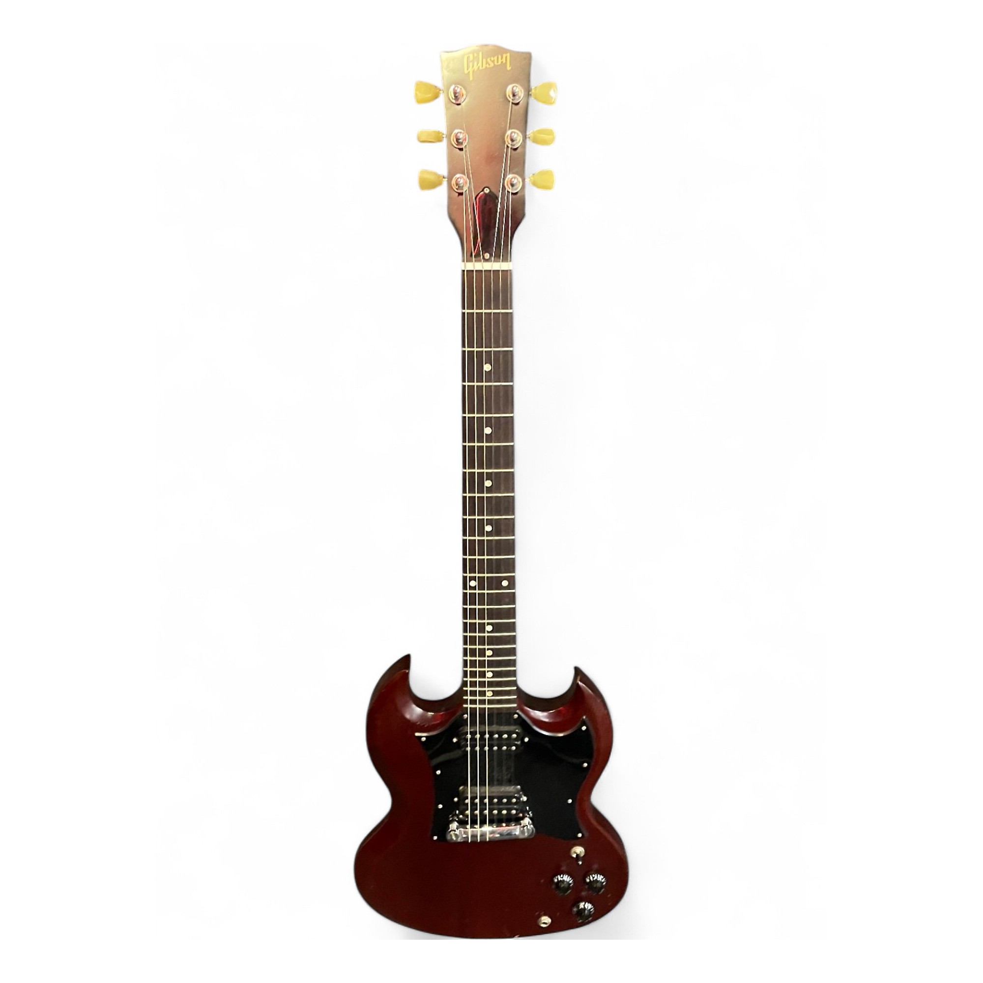 Gibson SG Faded チェリー Used Gibson SG Faded Worn Cherry Solid Body Electric Guitar