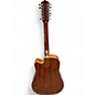 Used Washburn HD10SCE12 Natural 12 String Acoustic Electric Guitar
