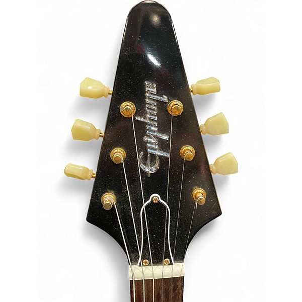 Used 2020s Epiphone Korina Flying V Korina Electric Bass Guitar