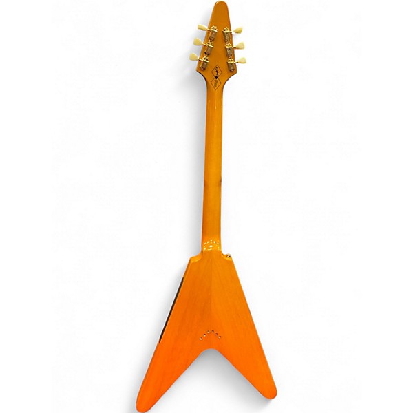 Used 2020s Epiphone Korina Flying V Korina Electric Bass Guitar