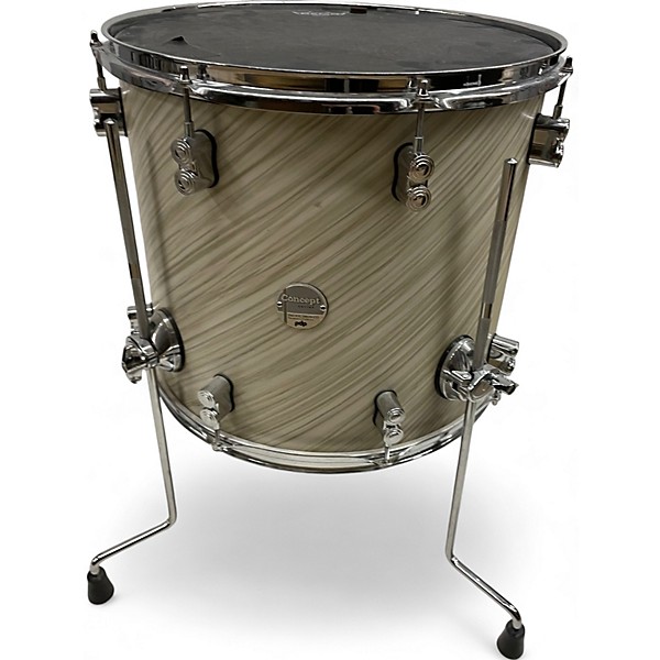 Used PDP by DW 4 Piece CONCEPT MAPLE TWISTED IVORY Drum Kit