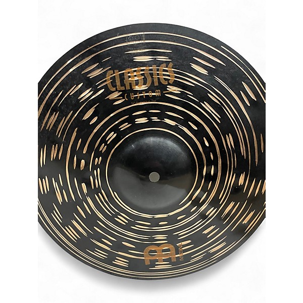 Used MEINL 14in CLASSICS CUSTOM DARK HIHAT PAIR Cymbal