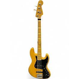 Used Fender Marcus Miller Signature Jazz Bass Natural Electric Bass Guitar