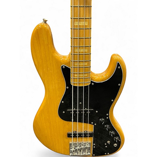 Used Fender Marcus Miller Signature Jazz Bass Natural Electric Bass Guitar