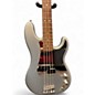 Used Fender Player Precision Bass Silver Electric Bass Guitar