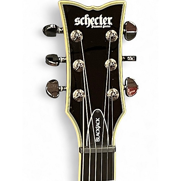 Used Schecter Guitar Research Solo-II Blackjack Black Solid