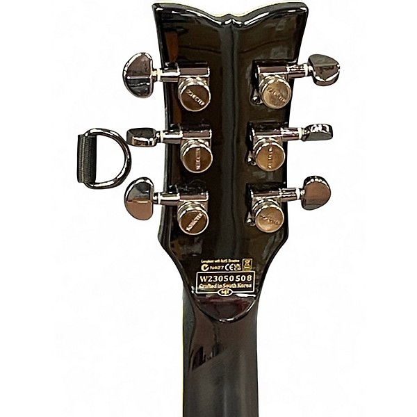 Used Schecter Guitar Research Solo-II Blackjack Black Solid Body Electric Guitar