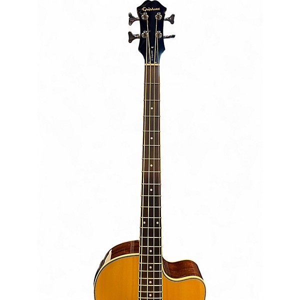 Used Epiphone El Segundo Natural Acoustic Electric Guitar