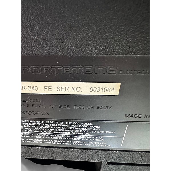 Used Yamaha psr-340 Portable Keyboard