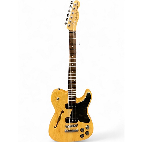 Used Fender JA90 Jim Adkins Thinline Telecaster Natural Hollow Body Electric Guitar