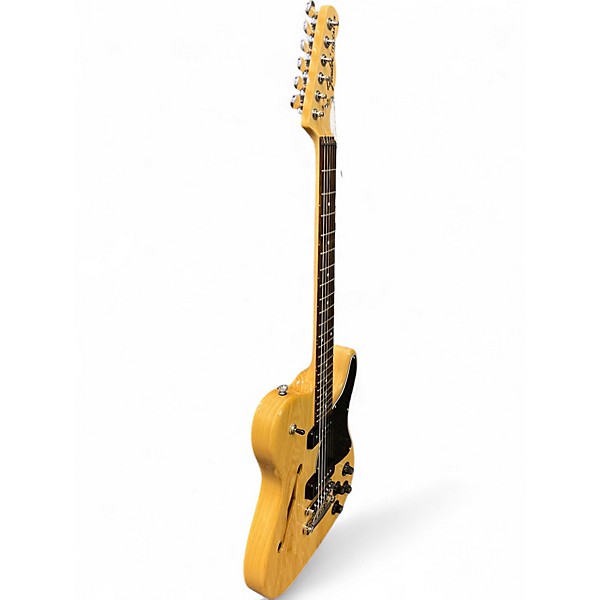 Used Fender JA90 Jim Adkins Thinline Telecaster Natural Hollow Body Electric Guitar