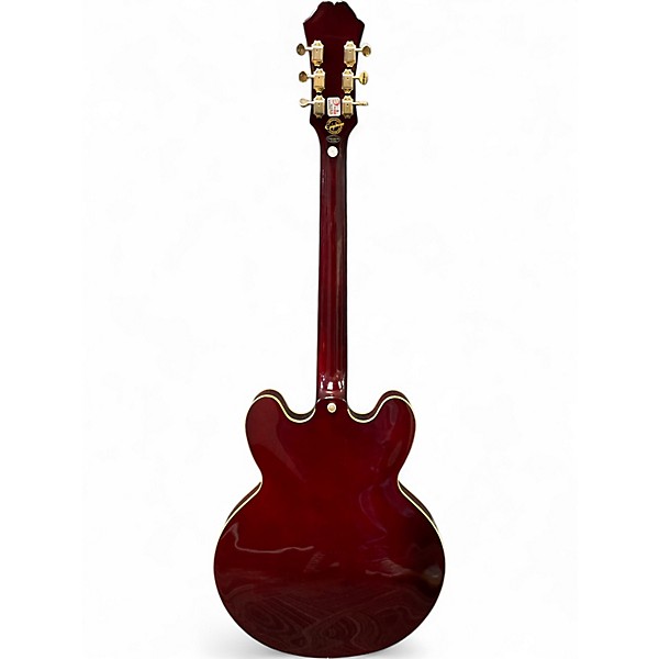 Used Epiphone Riviera P93 Wine Red Hollow Body Electric Guitar