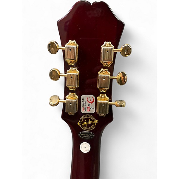 Used Epiphone Riviera P93 Wine Red Hollow Body Electric Guitar