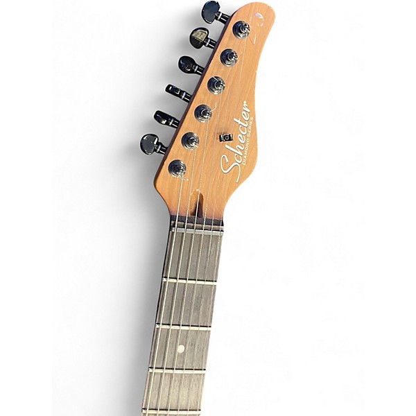 Used Schecter Guitar Research TRADITIONAL PROFESSIONAL Trans Purple Solid Body Electric Guitar