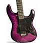 Used Schecter Guitar Research TRADITIONAL PROFESSIONAL Trans Purple Solid Body Electric Guitar