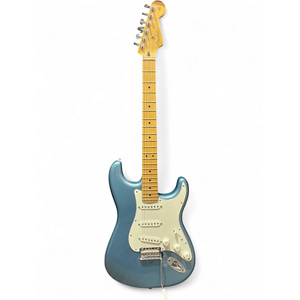 Used 2022 Fender Player Stratocaster Teal Solid Body Electric Guitar