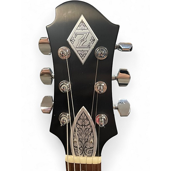 Used Zemaitis A24DF 2H Black Solid Body Electric Guitar