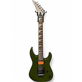 Used Jackson DK2XR OLIVE DRAB GREEN Solid Body Electric Guitar
