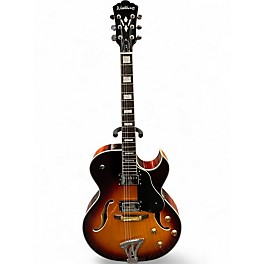 Used Washburn J3 Jazz Florentine ice tea burst Hollow Body Electric Guitar
