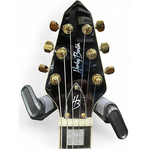 Used Harley Benton VICTORY PLUS BK Black Solid Body Electric Guitar