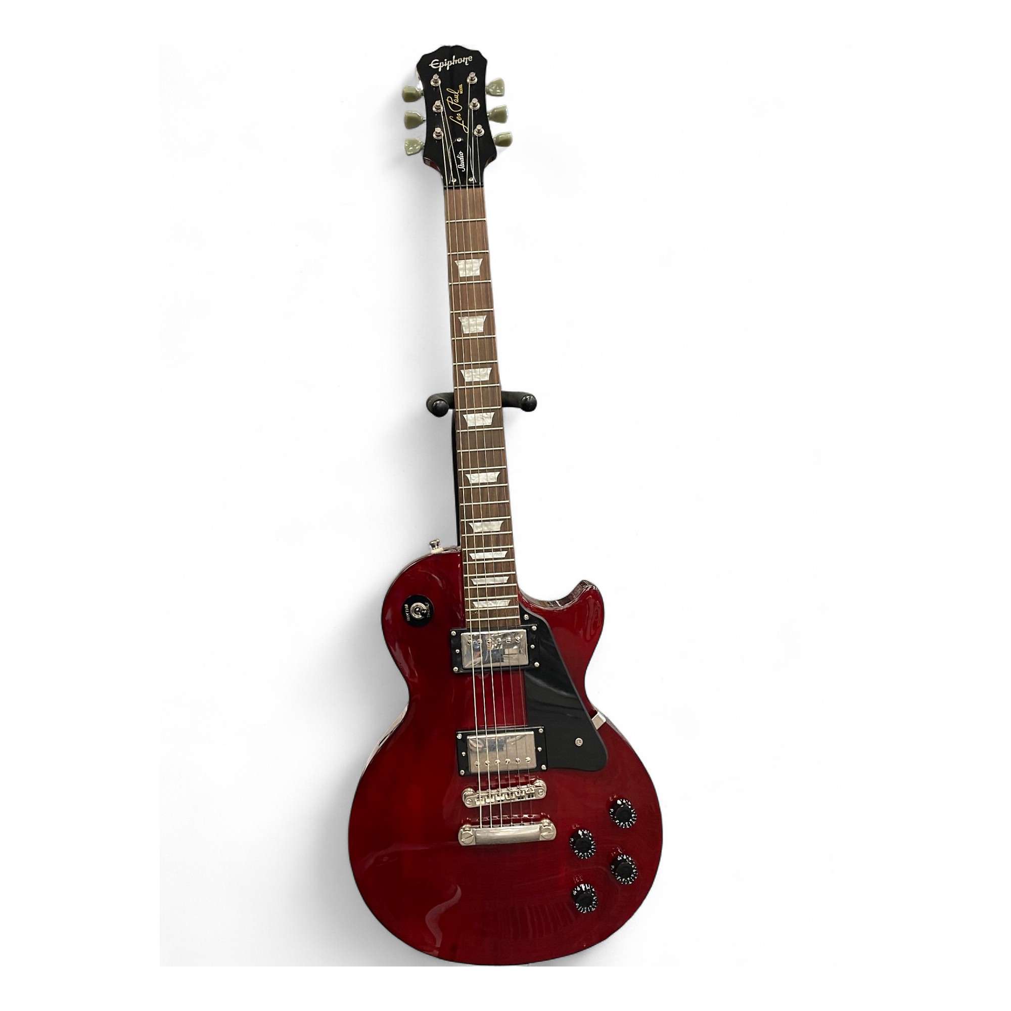 Used Epiphone Les Paul Studio Wine Red Solid Body Electric