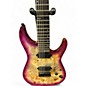 Used Schecter Guitar Research C7 PRO TRANS SPALTED PURPLE Solid Body Electric Guitar
