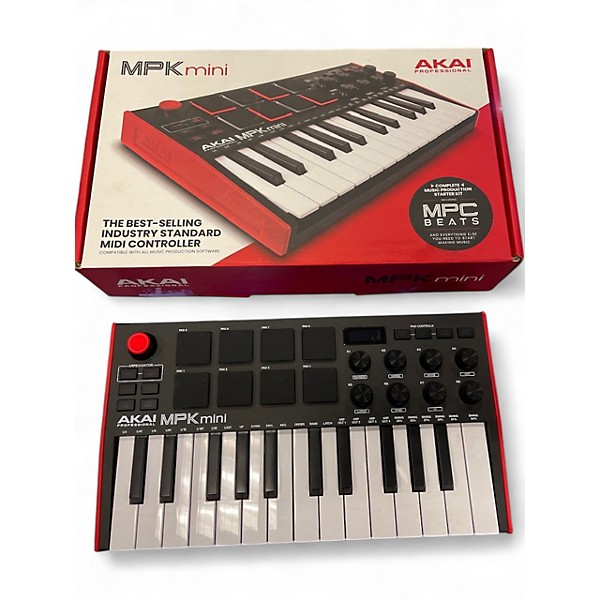 Used Akai Professional MPK Mini MIDI Controller